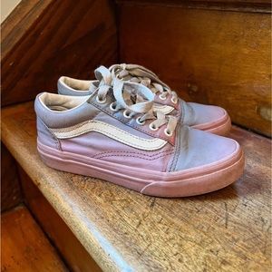 Vans Old Skool big kids size 1 - “Sunset Fade” purple pink blue